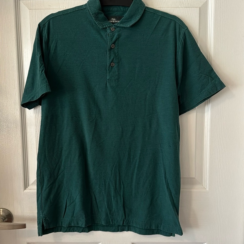 Rodd & Gunn hunter green polo- size ME